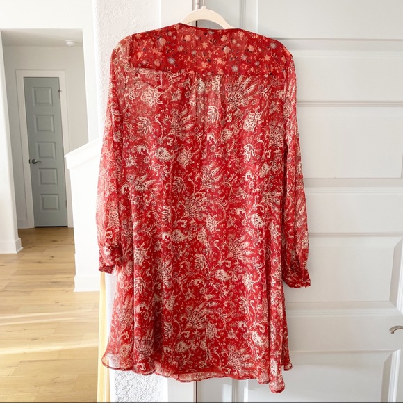 New ASOS French Connection Paisley Mini Dress - Picture 4 of 5